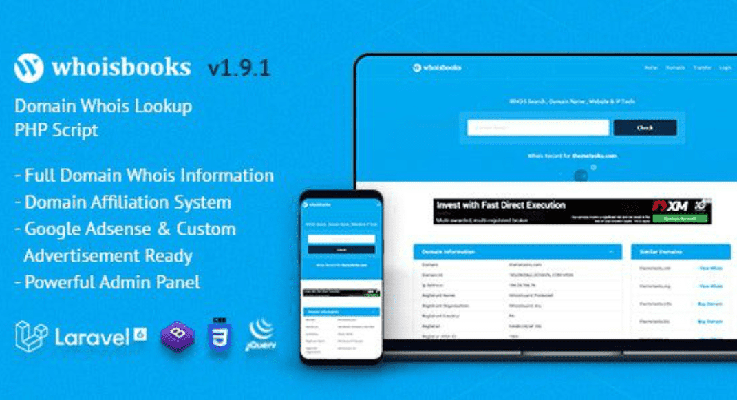WhoisBooks PHP Scripts