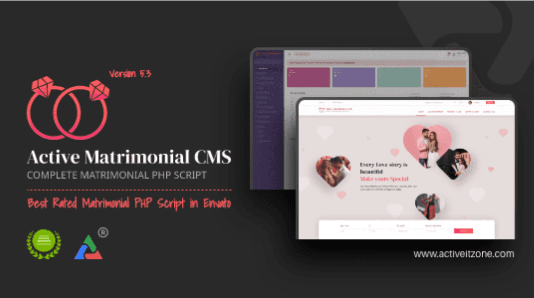 Active Matrimonial CMS PHP Scripts