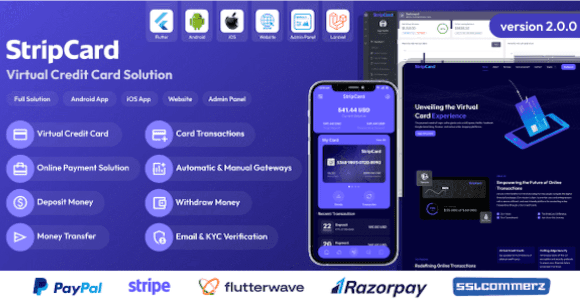 StripCard PHP Scripts
