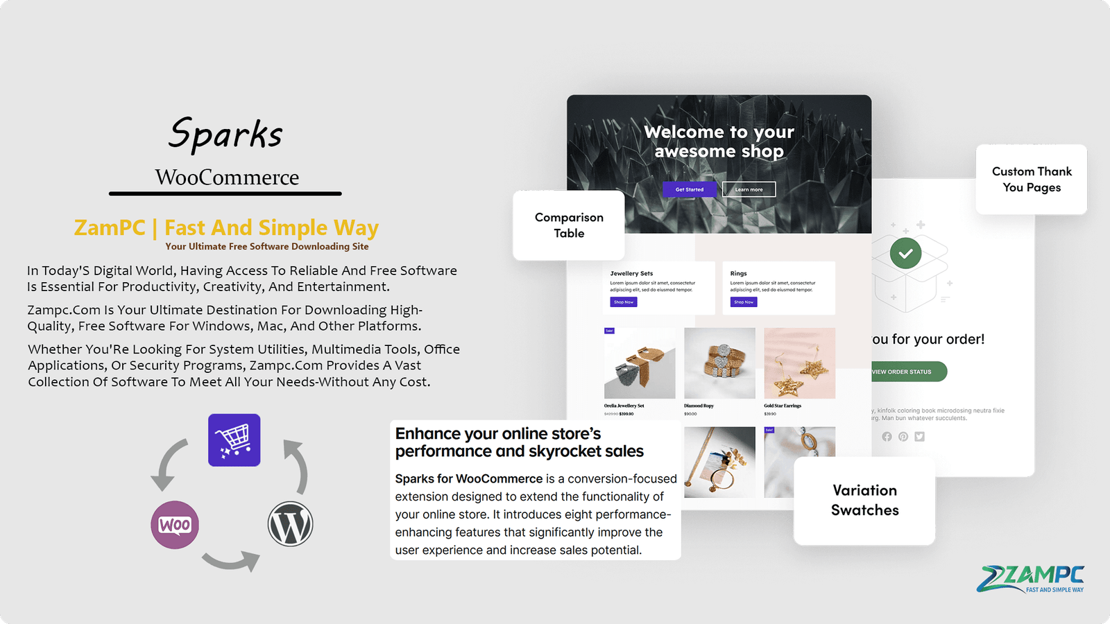 Sparks for WooCommerce
