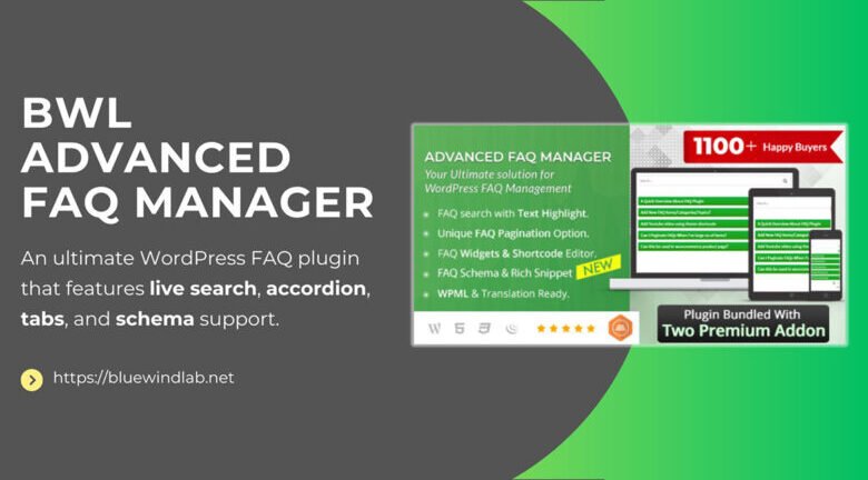 BWL Advanced FAQ Manager