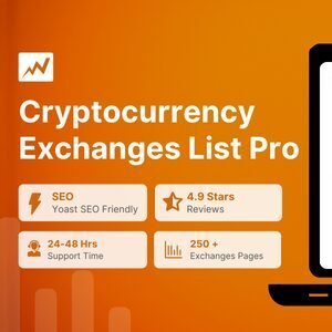 Cryptocurrency Exchanges List Pro - WordPress Plugin