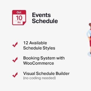 Events Schedule - WordPress Events Calendar