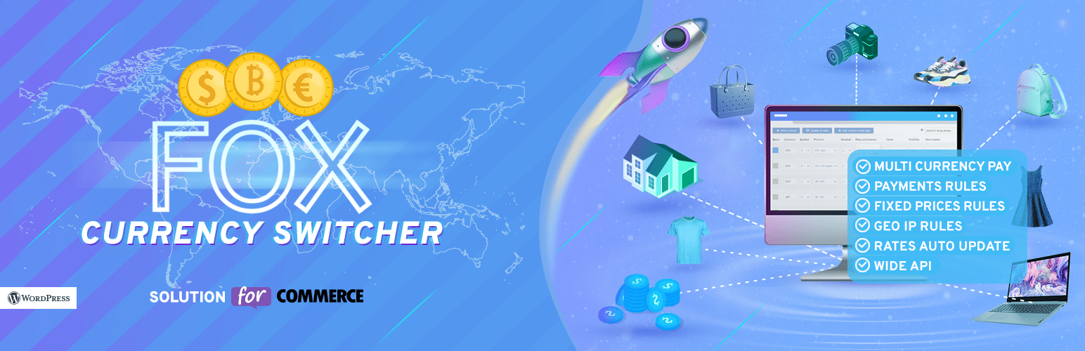 FOX – WooCommerce Currency Switcher Professional