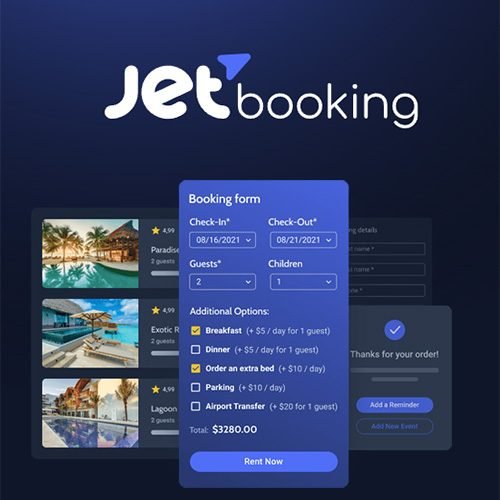 JetBooking Plugin WordPress