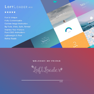 LoftLoader Pro 2.5 – Preloader