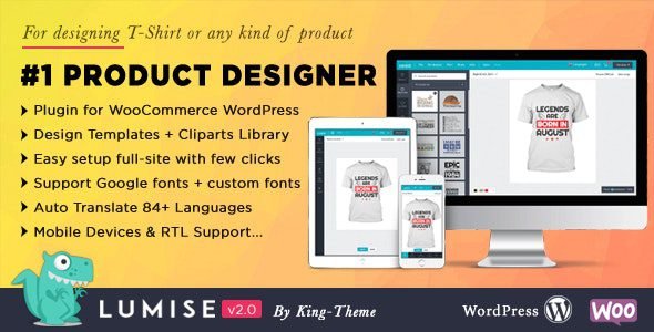 Product Designer for WooCommerce WordPress Lumise icon