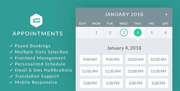 Appointment booking Addon