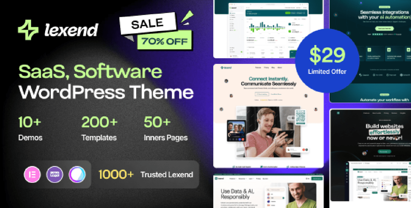 Lexend – Software, SaaS & Startup WordPress Theme