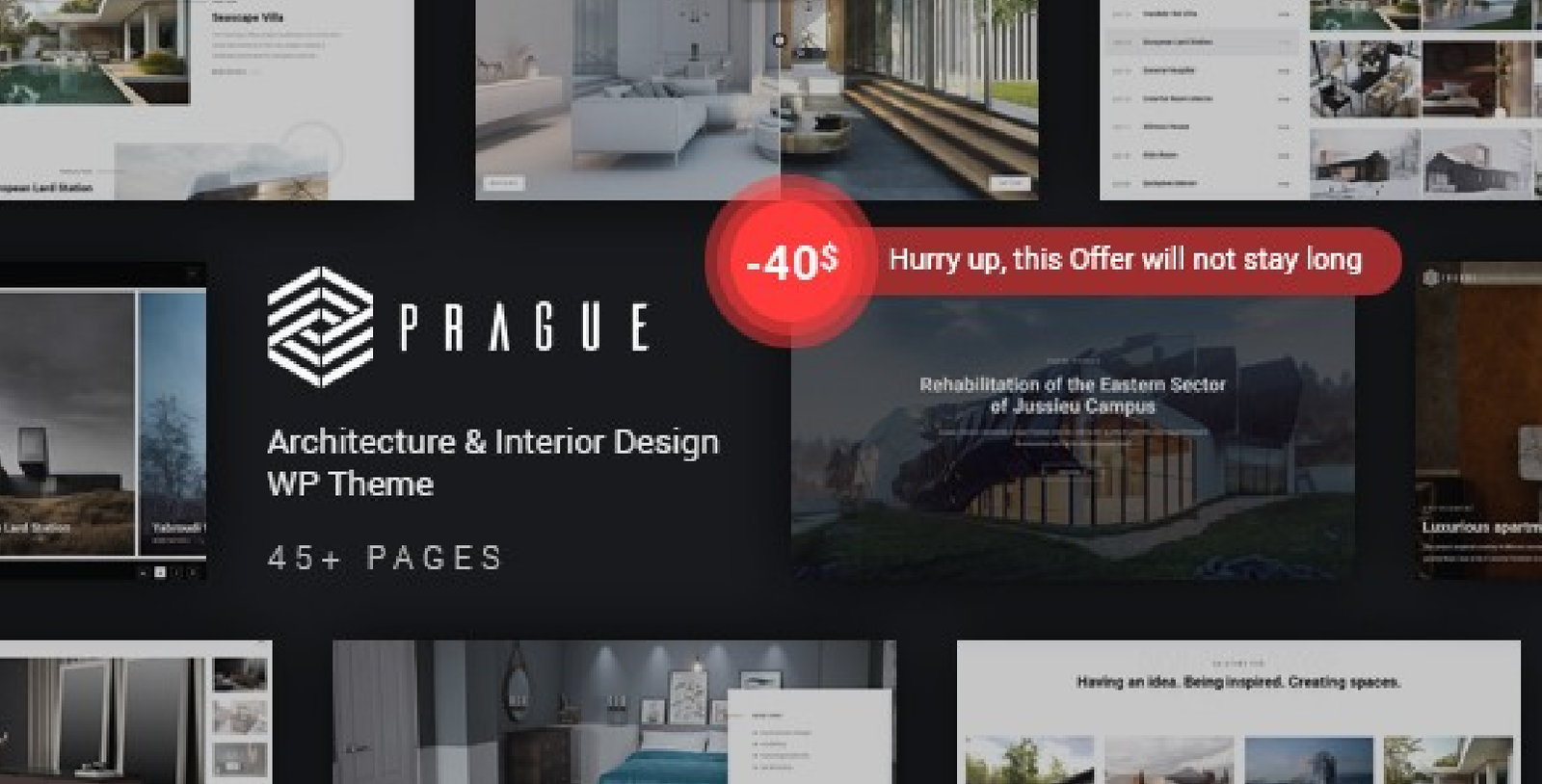 Prague – Architecture WordPress Theme