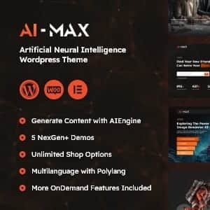 AIMAX – AI Agency WordPress Theme
