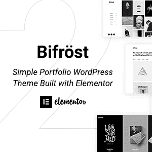 Bifrost – Simple Elementor WordPress Theme