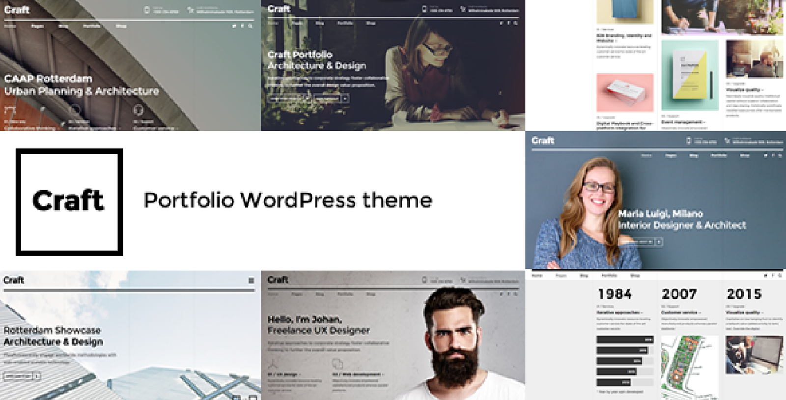Craft Portfolio 1.4.0 – Architecture & Design WordPress Theme