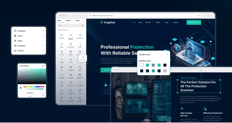 Cryptiva – Cyber Security Services Gutenverse FSE WordPress Block Theme