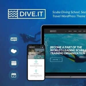 DiveIt – Scuba Diving School Travel WordPress Theme