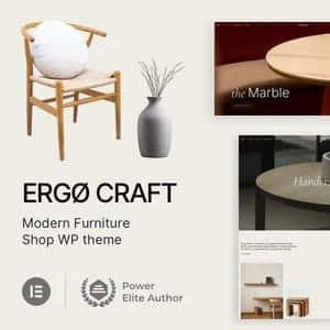 ErgoCraft – Furniture Shop WordPress Theme