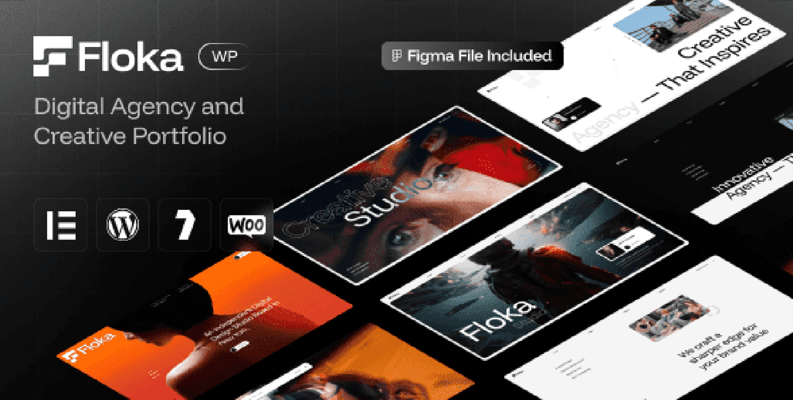 Floka – Digital Agency & Portfolio WordPress Theme