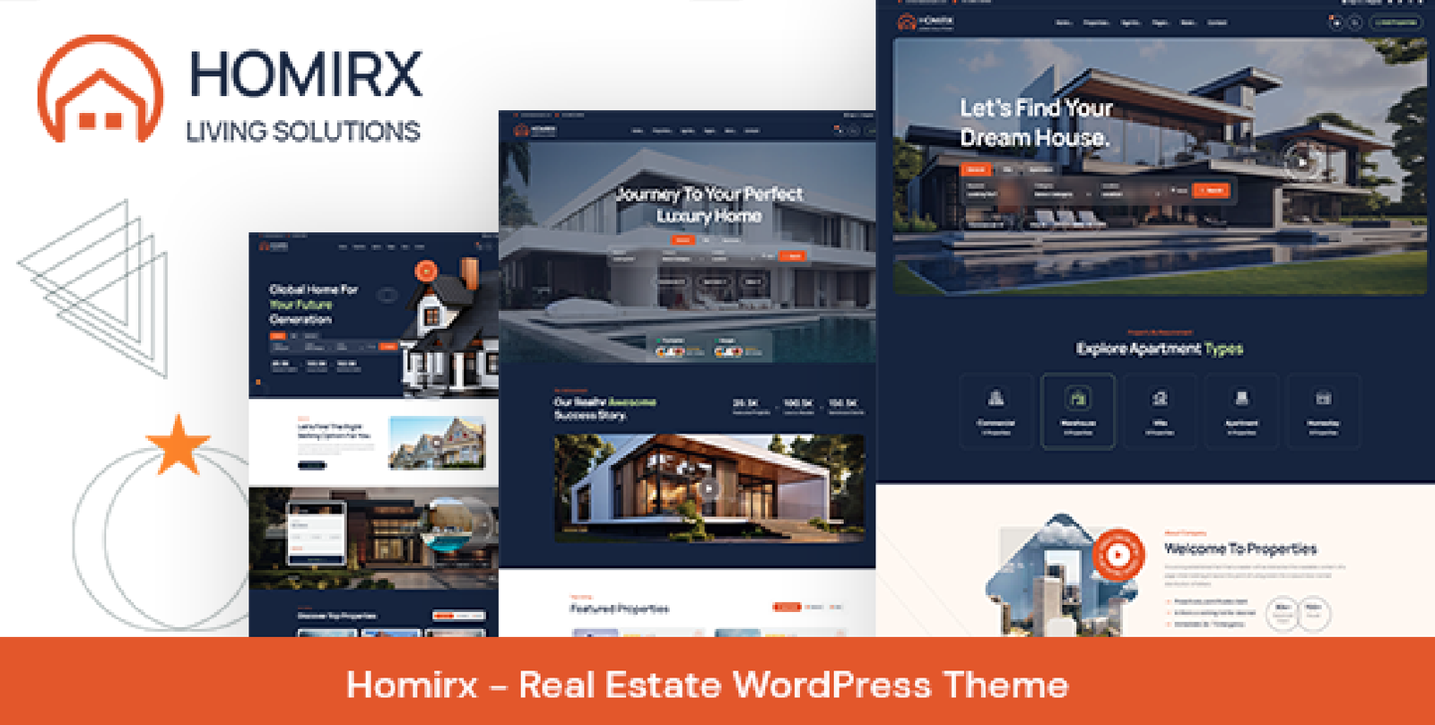 Homirx – Real Estate WordPress Theme logo