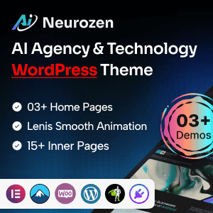 Neurozen – AI Agency & Technology WordPress Theme