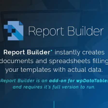 Report Builder – Generate Word DOCX