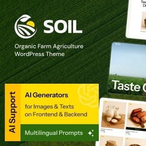 Soil – Organic Farm Agriculture WordPress Theme