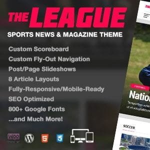 The League – Sports News & Magazine WordPress Theme