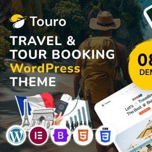 Touro – Travel & Tour Booking Agency WordPress Theme