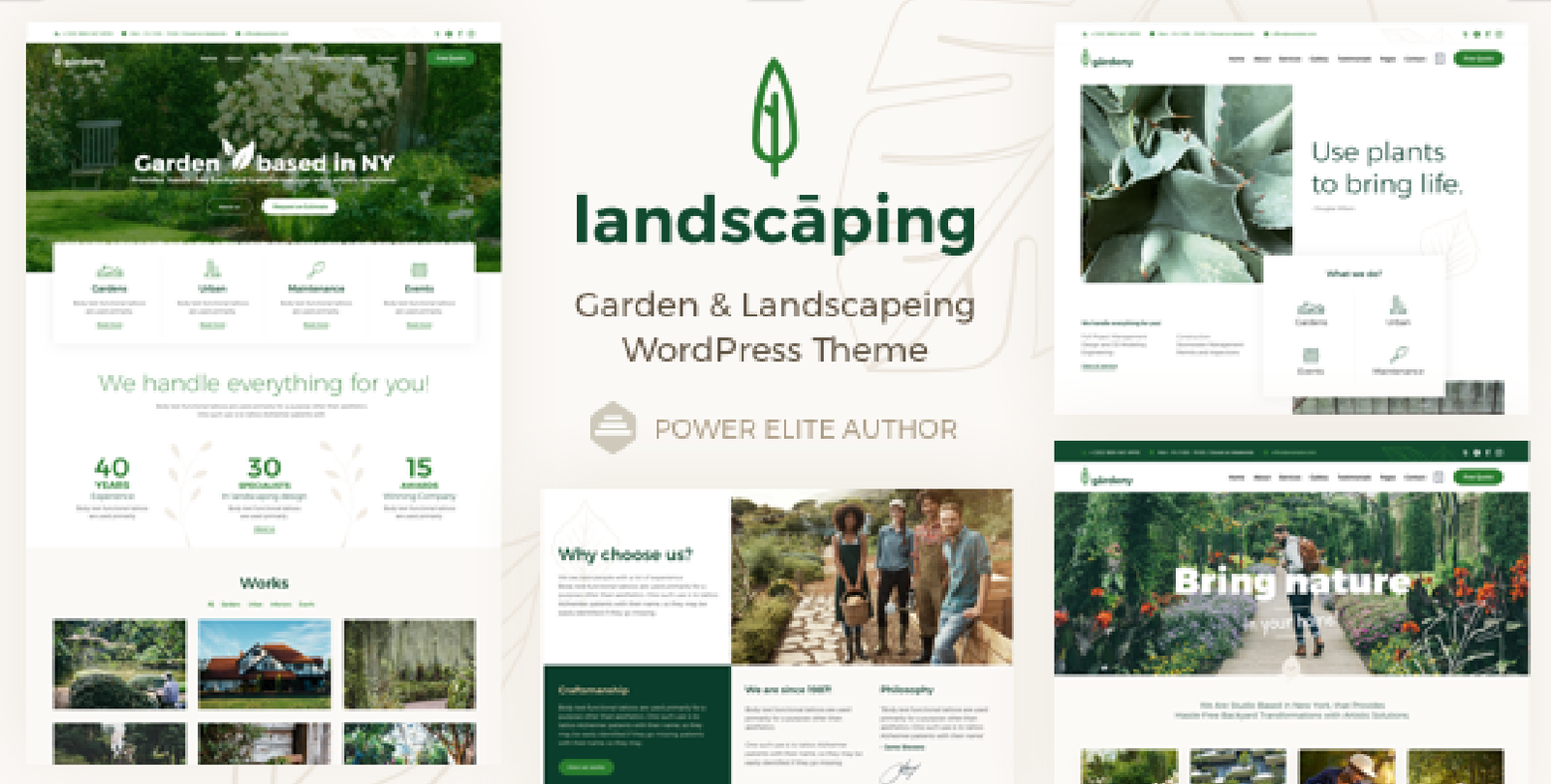 Verdantia – Landscaping Garden Lawn Care WordPress Theme