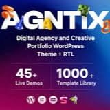 Agntix – Digital Agency & Creative Portfolio WordPress Theme
