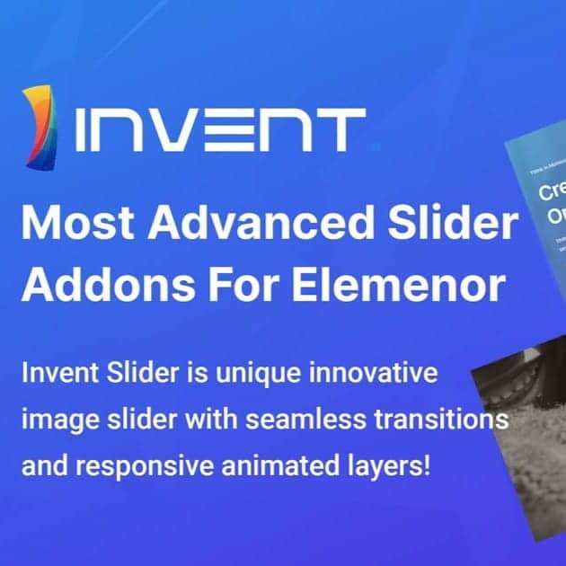 Invent Slider for Elementor