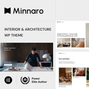 Minnaro – Interior Design and Architecture WordPress Theme