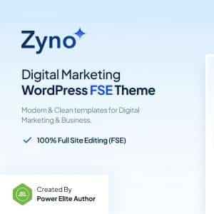 Zyno – Digital Marketing Agency Gutenverse FSE WordPress Block Theme