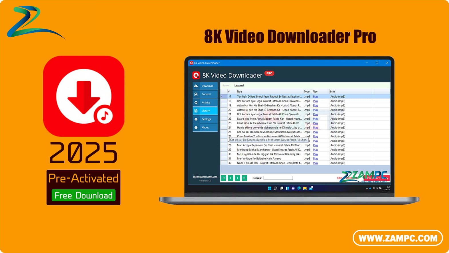 8K Video Downloader Pro ZamPC
