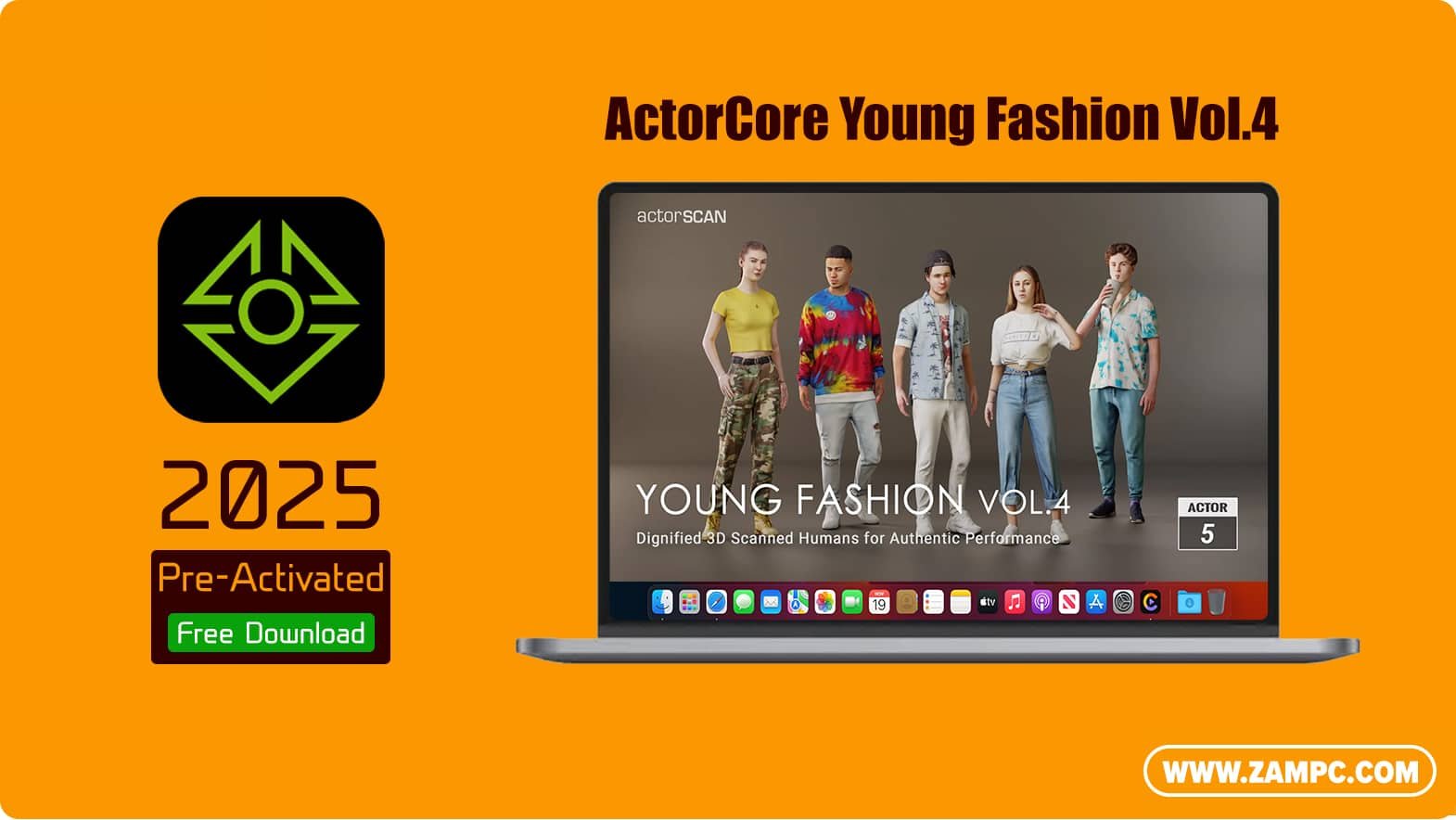 Reallusion ActorCore Young Fashion Vol.4 ZamPC