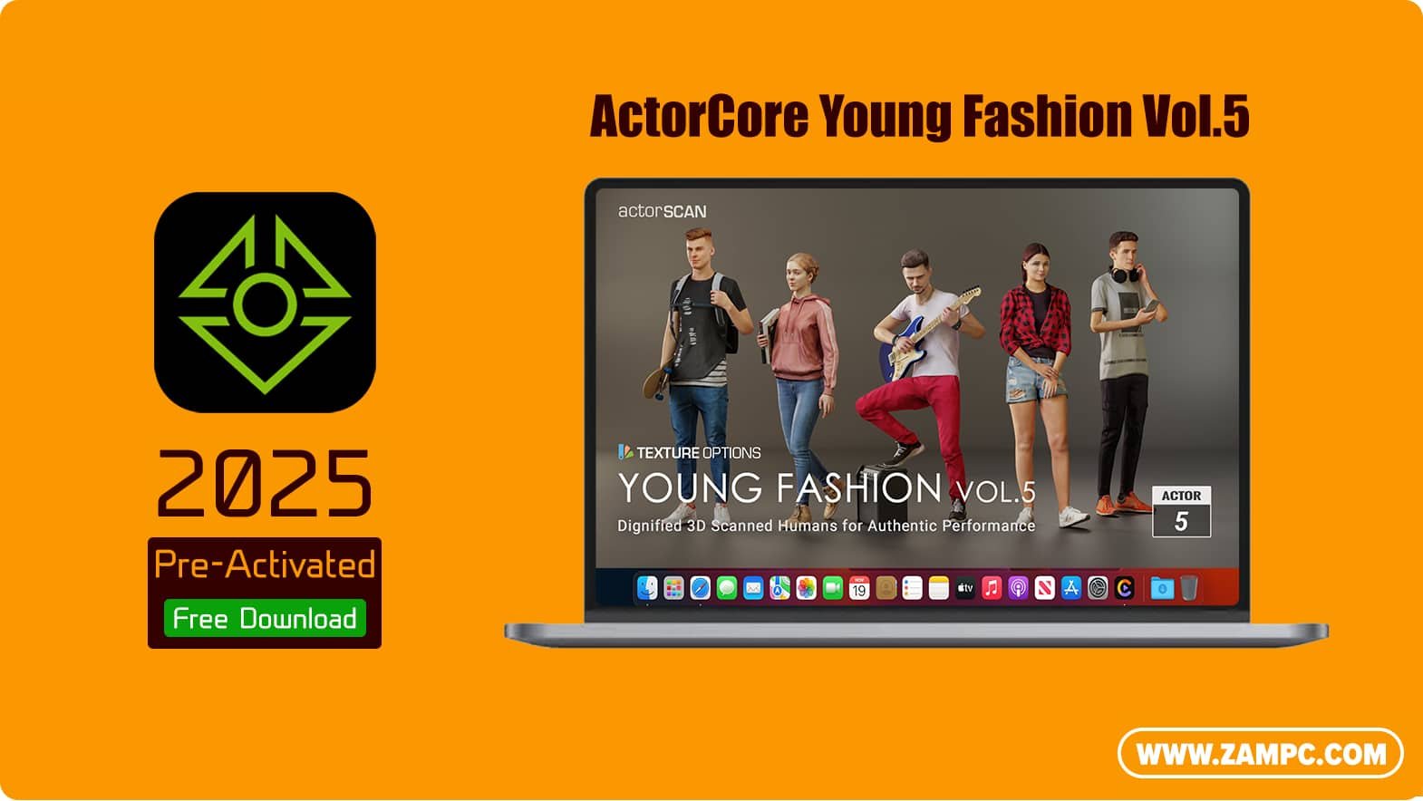 Reallusion ActorCore Young Fashion Vol.5 ZamPC