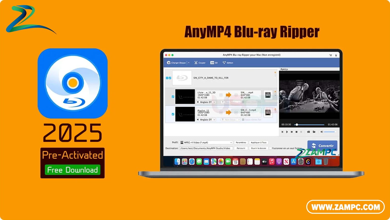 AnyMP4 Blu-ray Ripper ZamPC