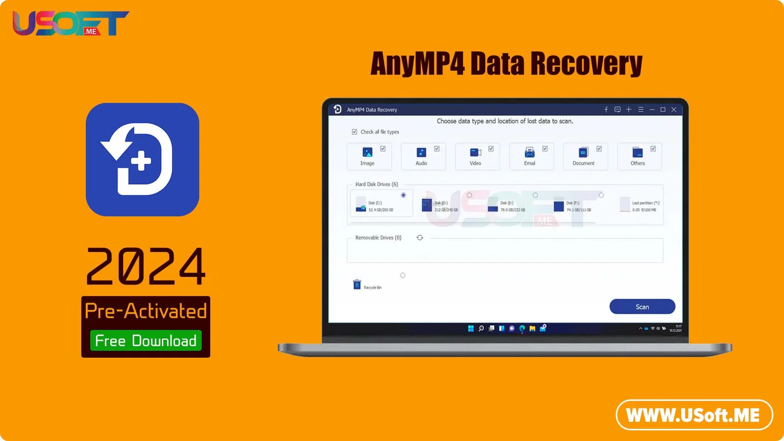 AnyMP4 Data Recovery ZamPC