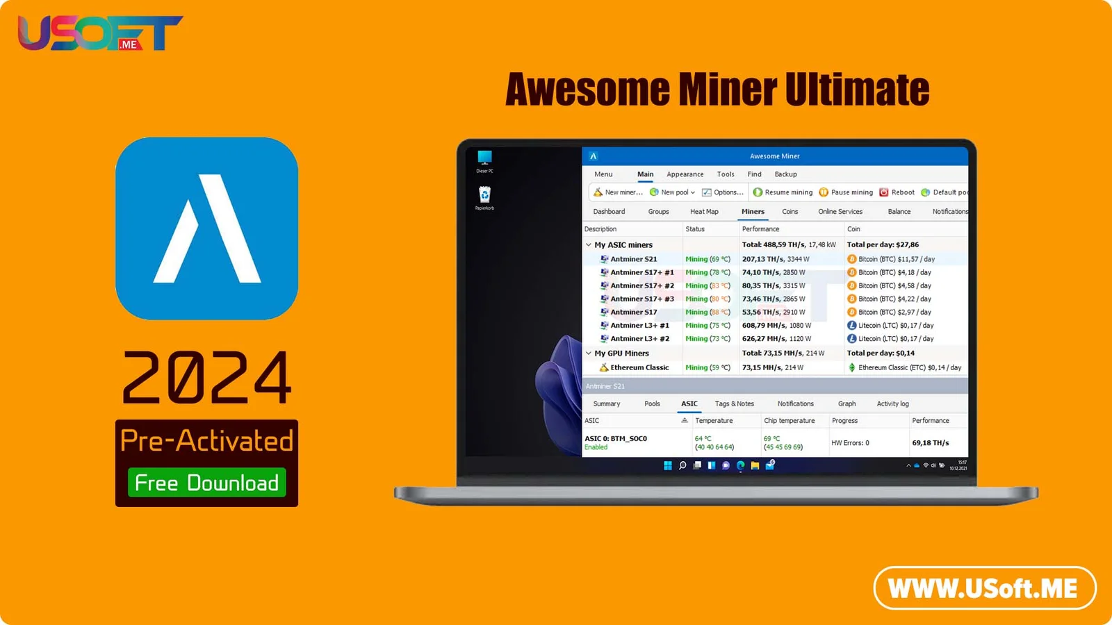 Awesome Miner Ultimate ZamPC