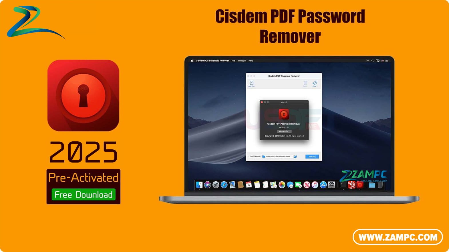 Cisdem PDF Password Remover ZamPC