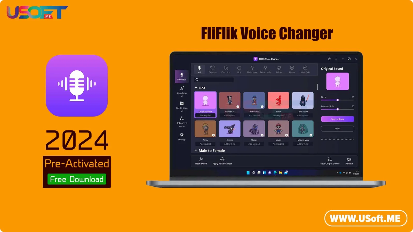 FliFlik Voice Changer ZamPC