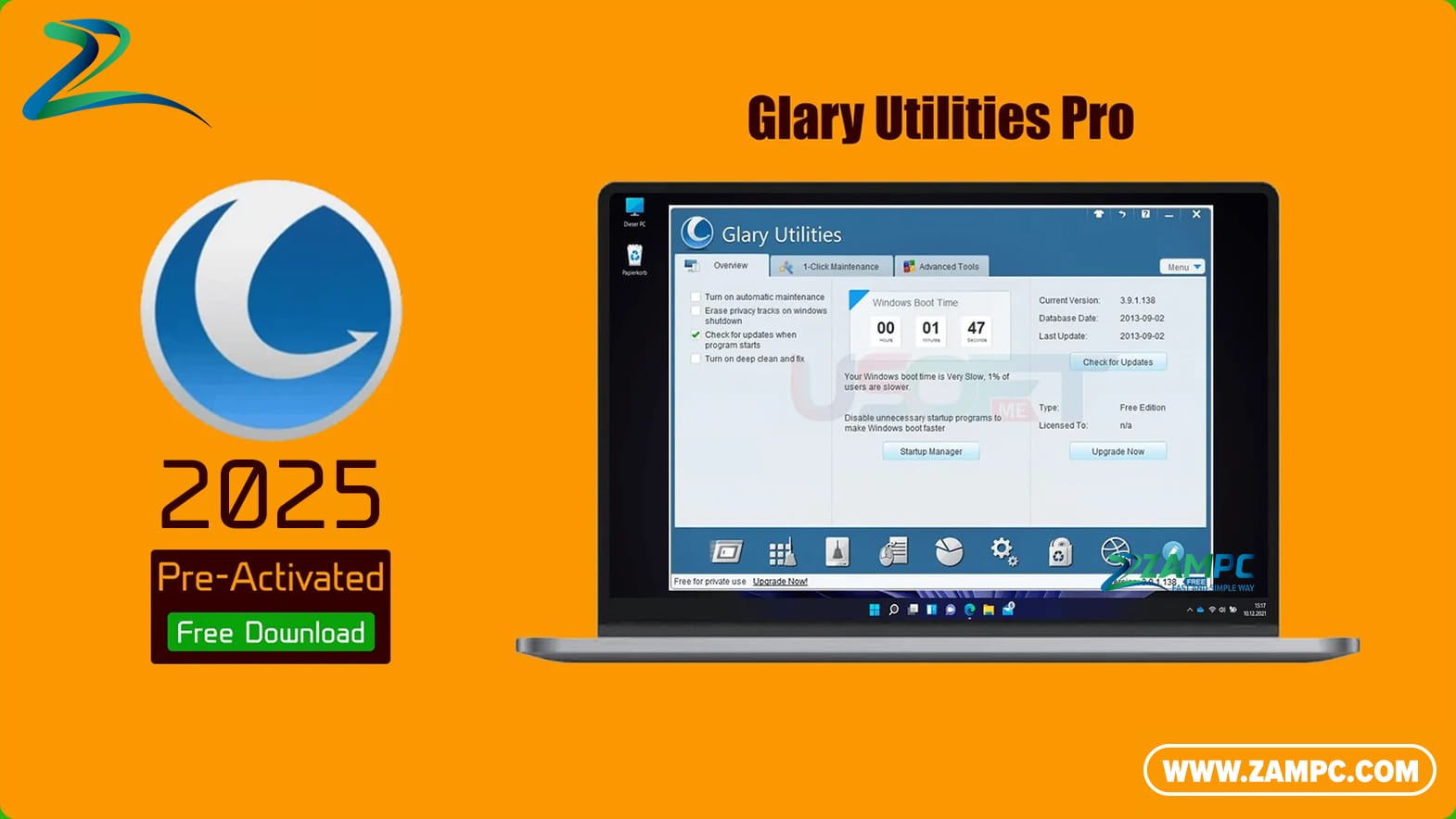 Glary Utilities Pro ZamPC
