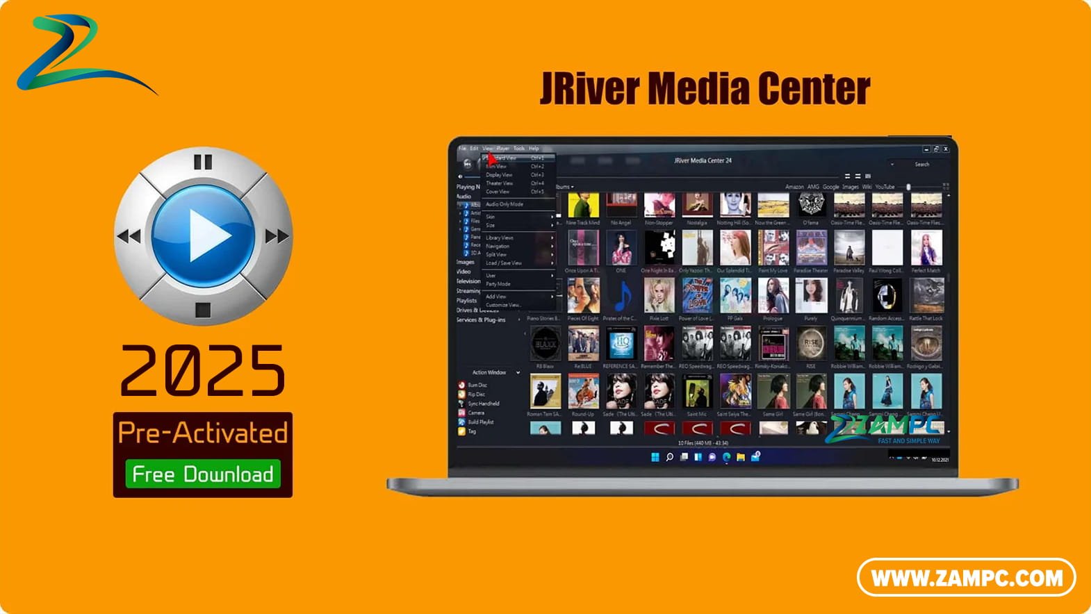 JRiver Media Center ZamPC