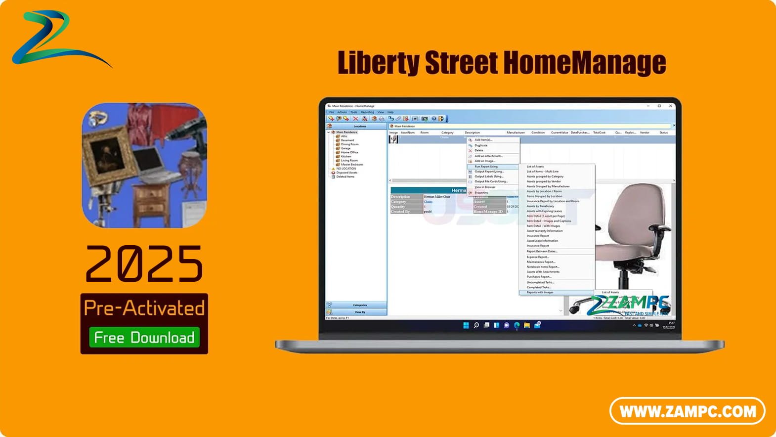 Liberty Street HomeManage ZamPC