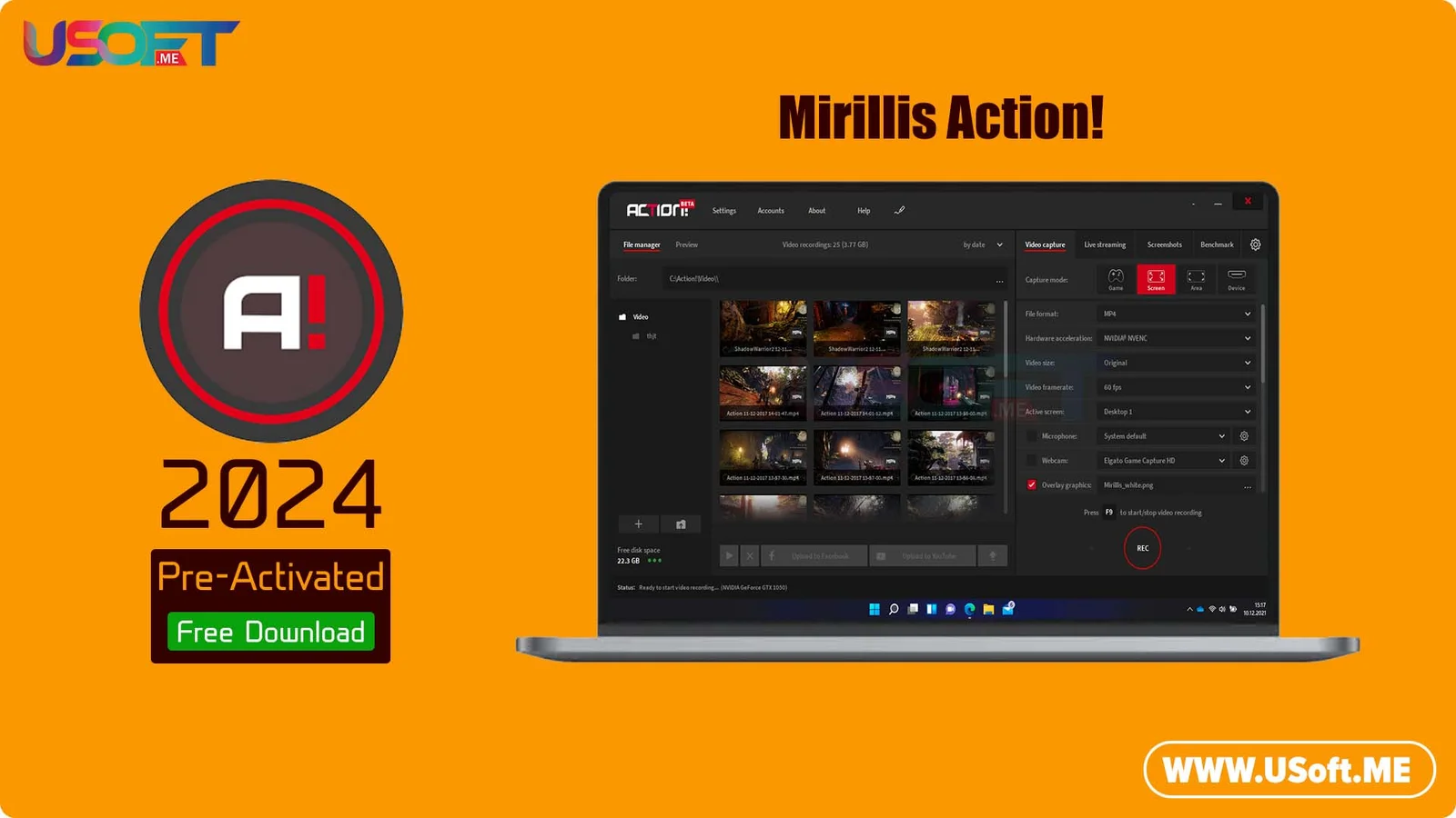Mirillis Action! ZamPC