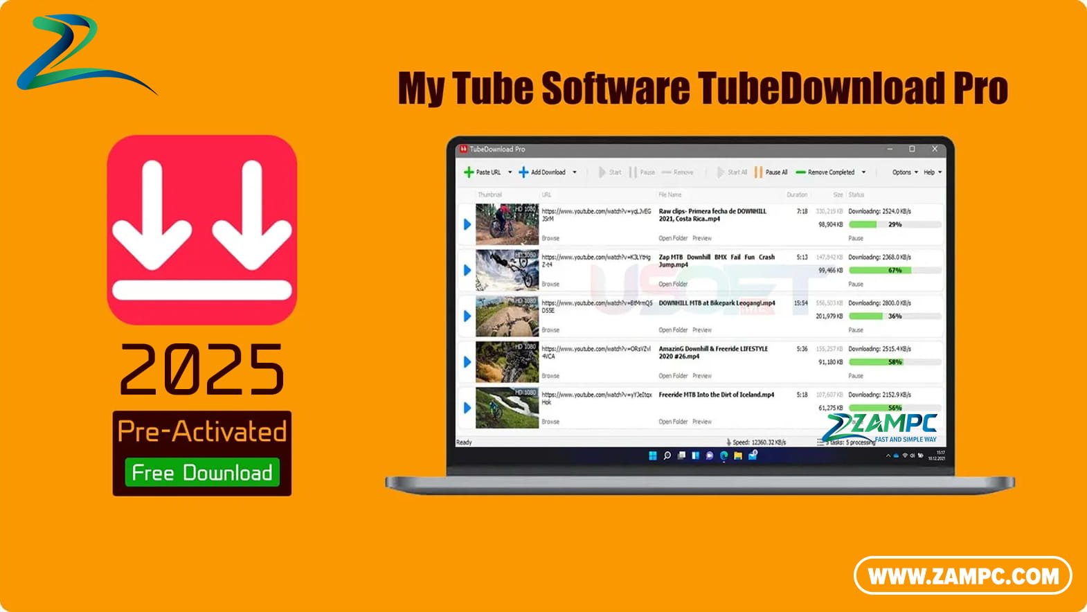 My Tube Software TubeDownload Pro ZamPC