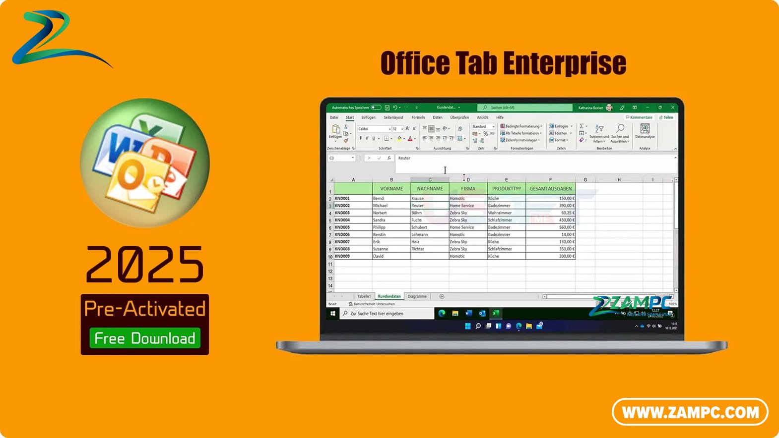 Office Tab Enterprise ZamPC