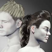 Reallusion 2nd Generation Hair – HAIRSTYLE 1&2 ZamPC
