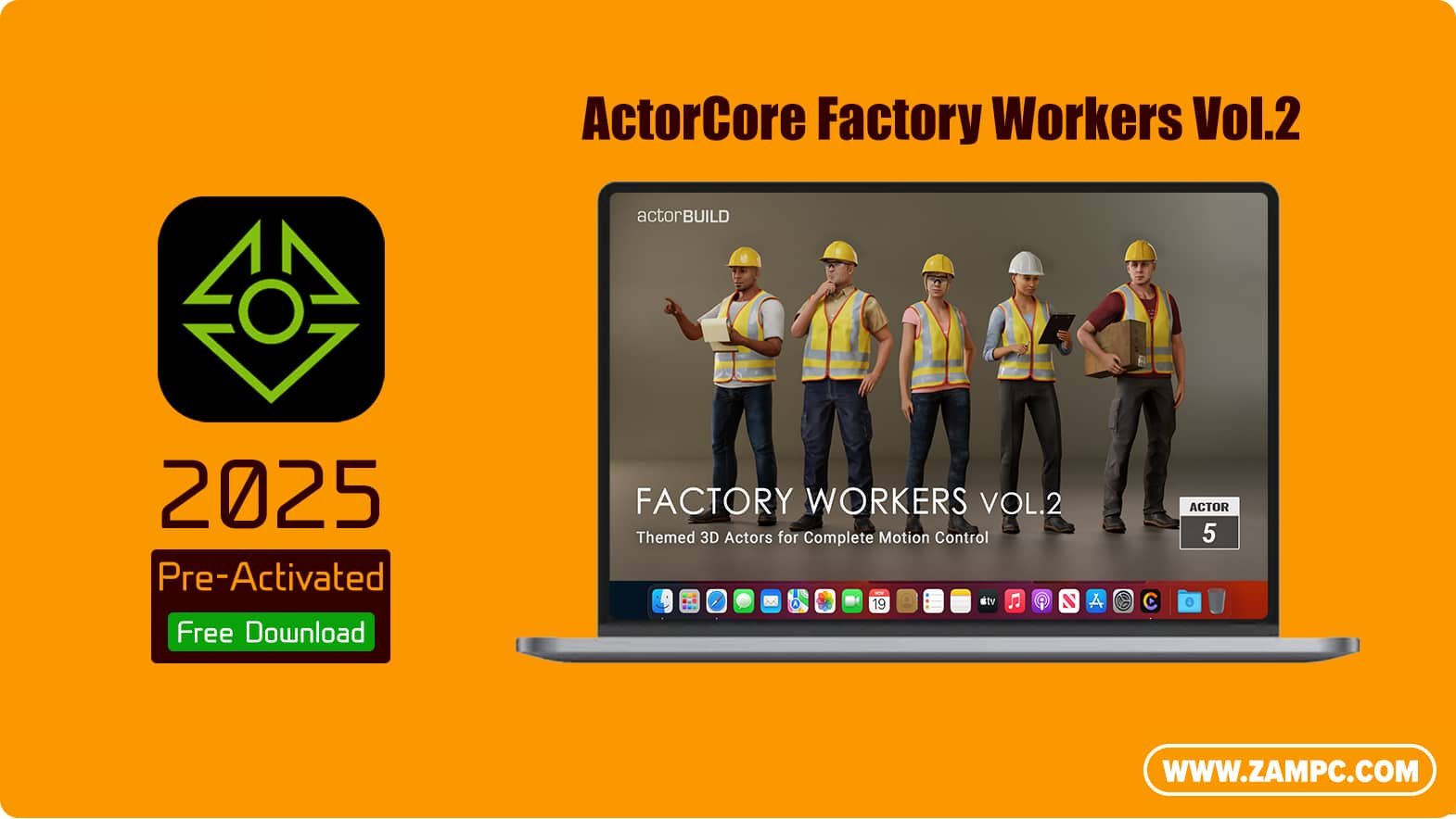 Reallusion ActorCore Factory Workers Vol.2 ZamPC