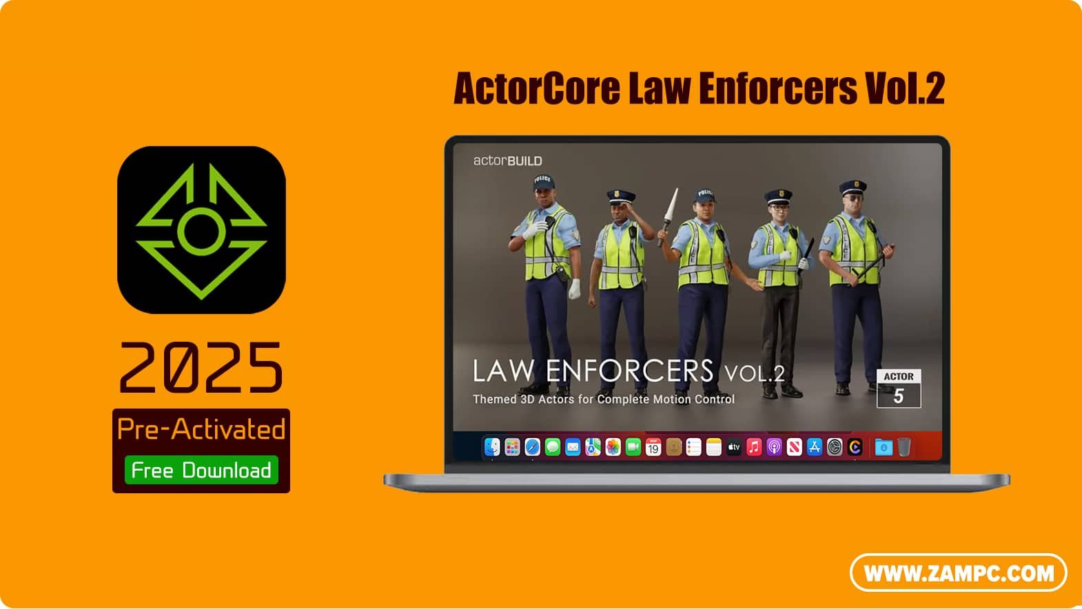 Reallusion ActorCore Law Enforcers Vol.2 ZamPC