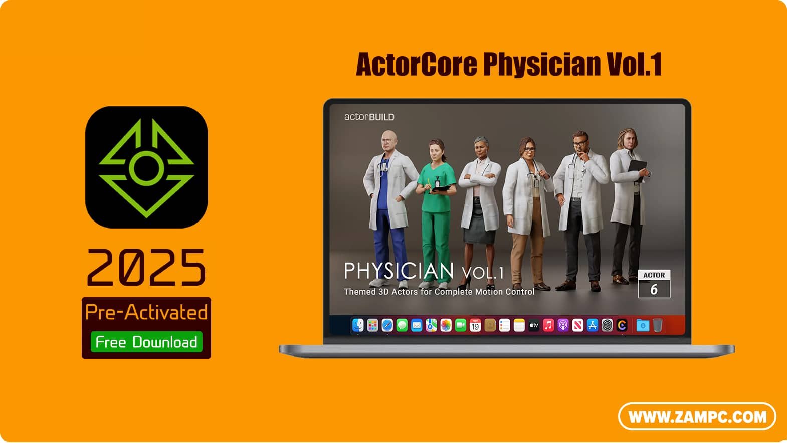 Reallusion ActorCore Physician Vol.1 ZamPC